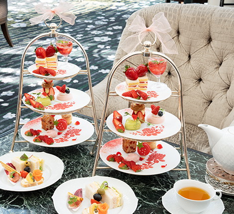 アフタヌーンティー　ロビーラウンジ　大阪　ホテル