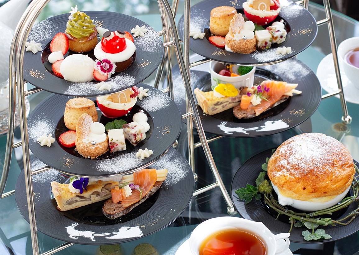 アフタヌーンティー　ロビーラウンジ　大阪　ホテル　クリスマス