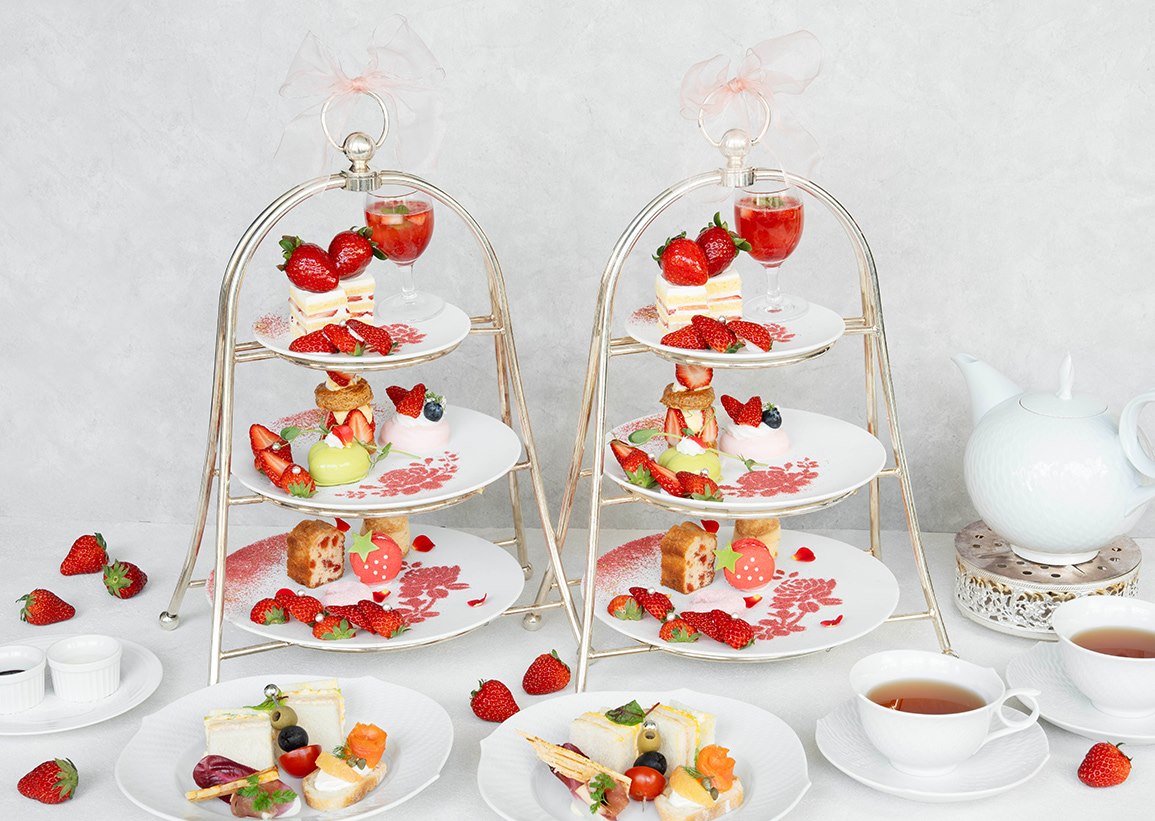 いちご　アフタヌーンティー　ロビーラウンジ　大阪　ホテル