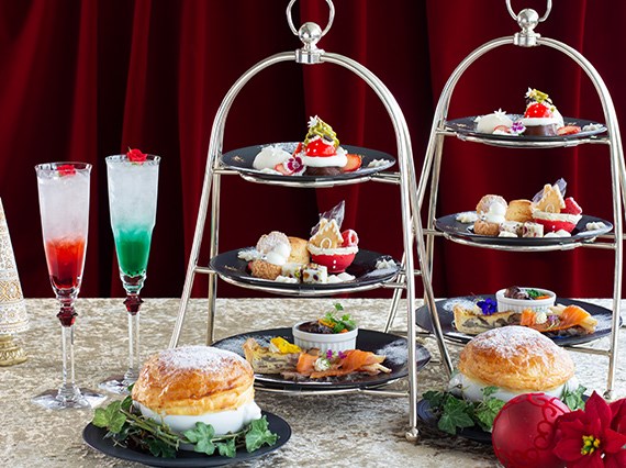 アフタヌーンティー　ホテル　大阪　メロン　フローズン　ウェルカムドリンク