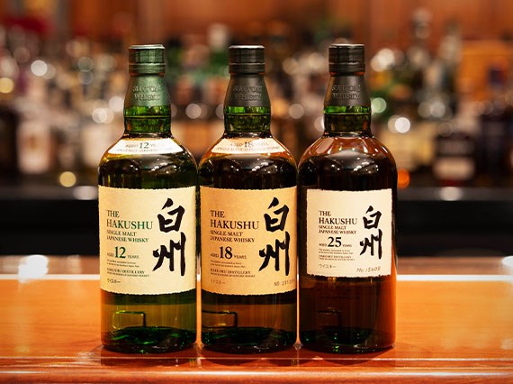 シングルモルトウイスキー　ウイスキー　白州　12年　18年　25年